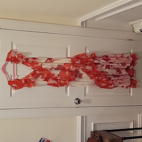 Alice + Olivia Olympia Asymmetrical Silk Maxi Dress - Picture 9 of 16